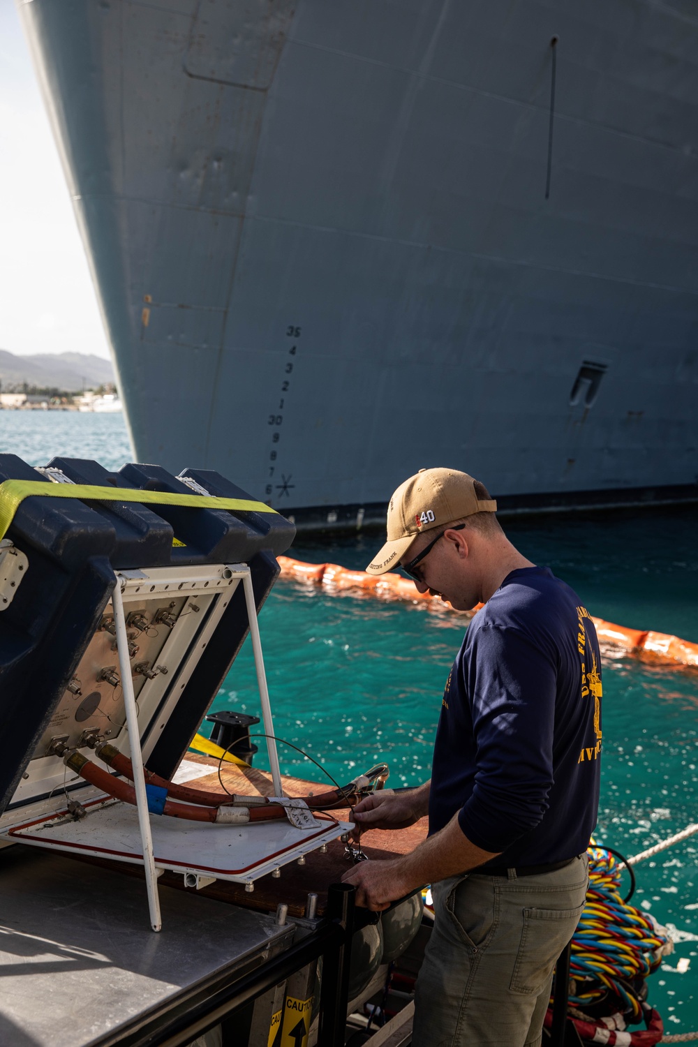 ESL Divers Operate a RHIB