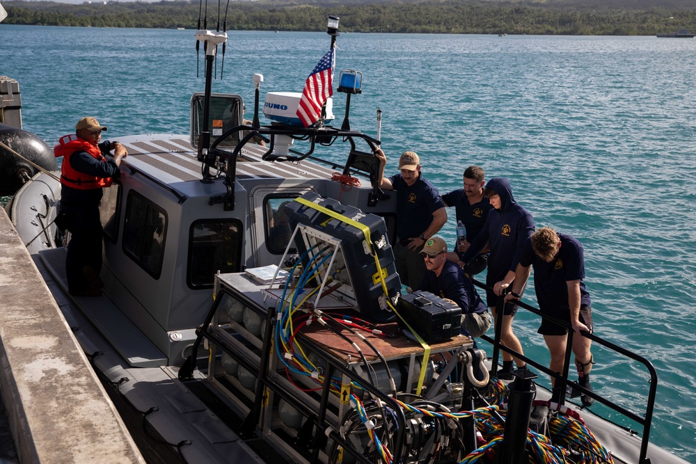ESL Divers Operate a RHIB