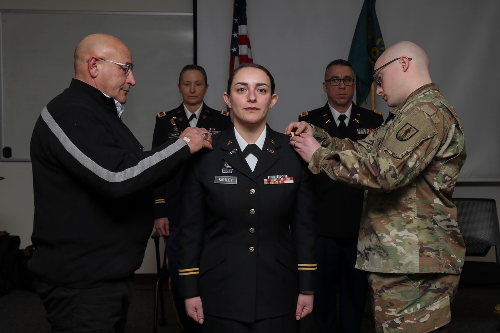 Staff Sgt. Fabiana Kirtley becomes the Alaska Army National Guard’s first Chemical Warrant Officer