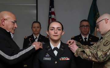 Staff Sgt. Fabiana Kirtley becomes the Alaska Army National Guard’s first Chemical Warrant Officer