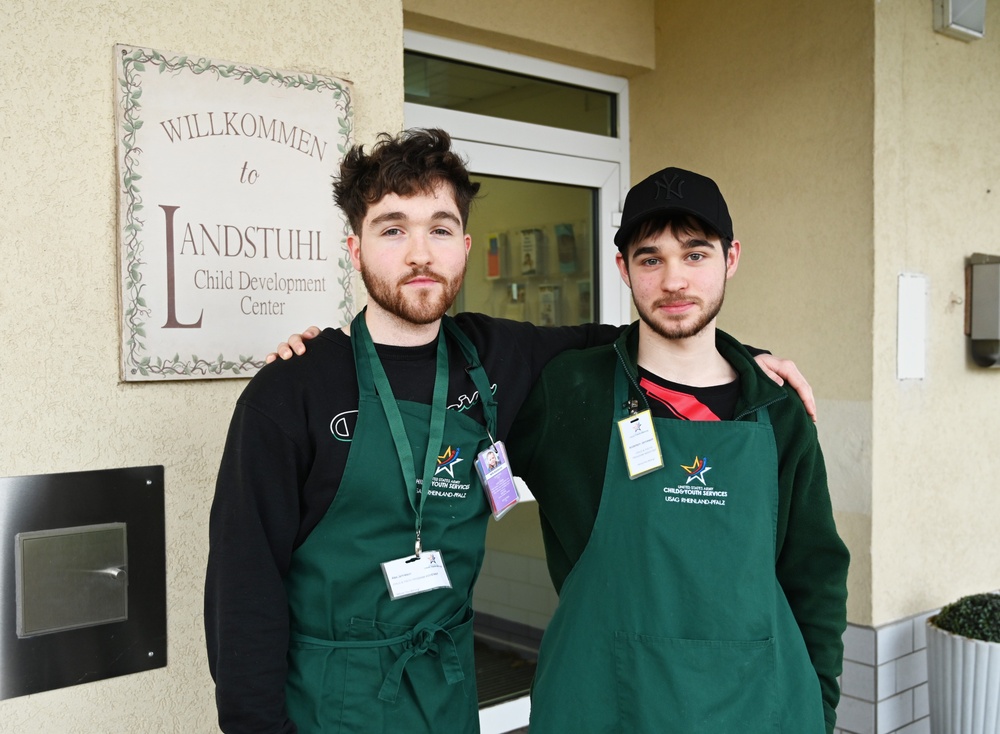 Double the dedication: twin brothers find their home at U.S. Army Garrison Rheinland-Pfalz child development center