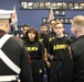 Joint Armed Forces Color Guard Connect With JROTC Students in Las Vegas