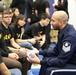 Joint Armed Forces Color Guard Connect With JROTC Students in Las Vegas