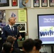 Joint Armed Forces Color Guard Connect With JROTC Students in Las Vegas