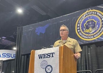 Rear Admiral Mike Brookes Outlines Office of Naval Intelligence Priorities at AFCEA WEST 2024