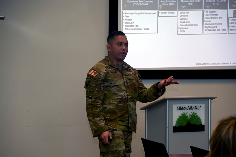 Yuma Proving Ground Command Sgt. Maj. talks proving ground's mission