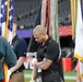 Joint Armed Forces Color Guard Rehearses Before Super Bowl LVIII