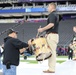 Joint Armed Forces Color Guard Rehearses Before Super Bowl LVIII