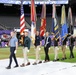 Joint Armed Forces Color Guard Rehearses Before Super Bowl LVIII