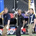 Joint Armed Forces Color Guard Rehearses Before Super Bowl LVIII