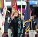 Joint Armed Forces Color Guard Rehearses Before Super Bowl LVIII