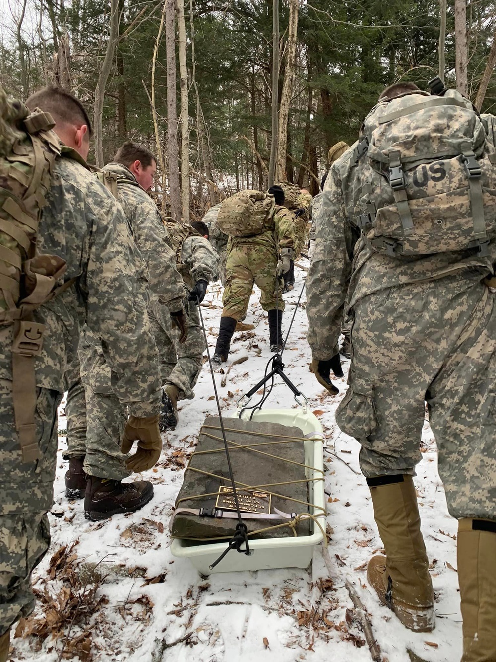 C Troop 1-172nd Cavalry Honor Fallen Soldier