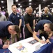 Joint Armed Forces Color Guard Checks Out the NFL Experience