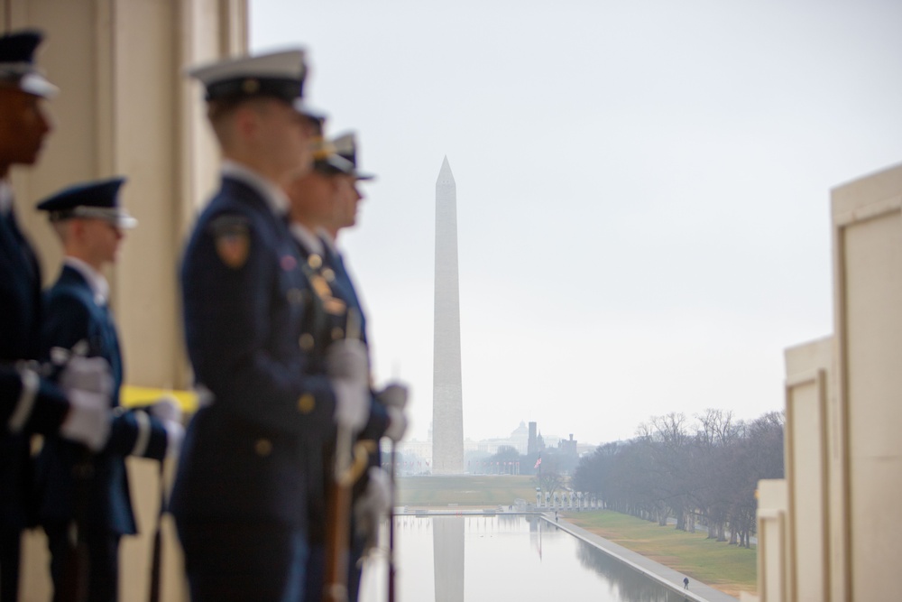 Lincoln Memorial Wreath Laying Ceremony, February 12, 2024