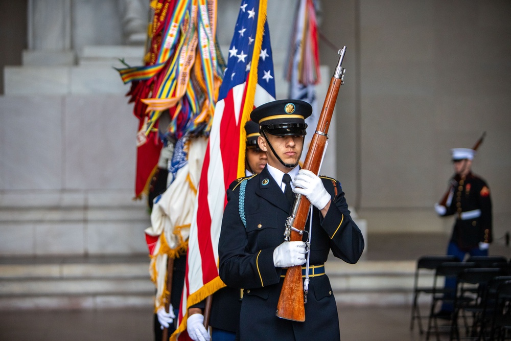 Lincoln Memorial Wreath Laying Ceremony, February 12, 2024