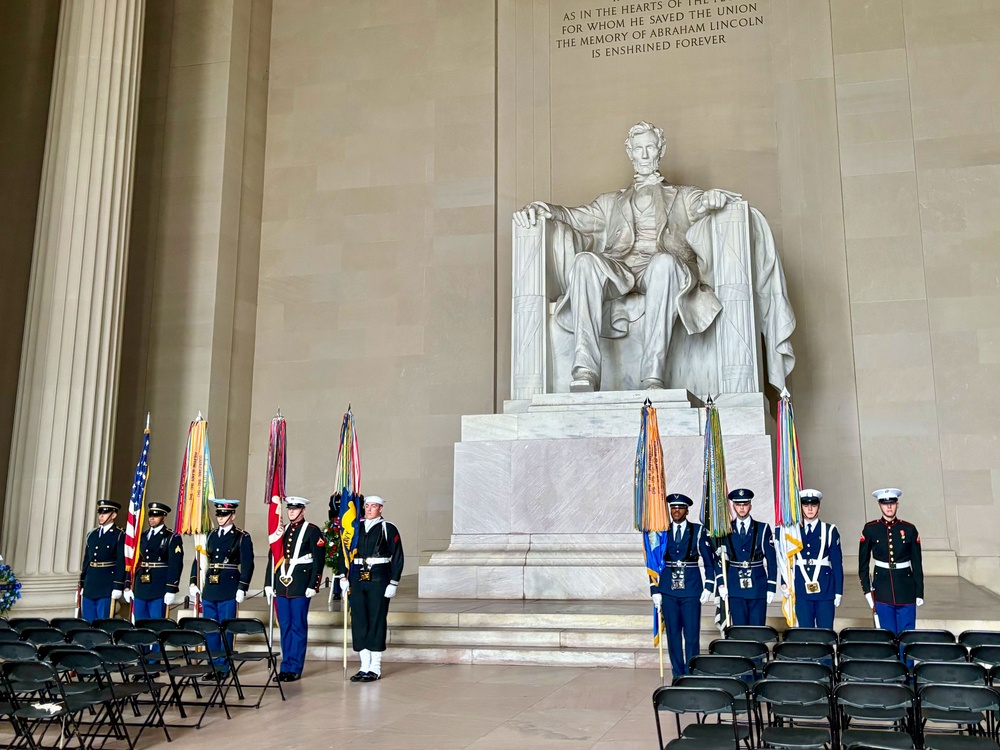 Lincoln Memorial Wreath Laying Ceremony, February 12, 2024