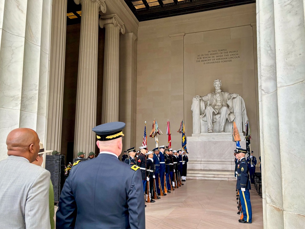 Lincoln Memorial Wreath Laying Ceremony, February 12, 2024