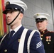 Joint Armed Forces Color Guard Presents the Colors Before Super Bowl LVIII