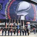 Joint Armed Forces Color Guard Presents the Colors Before Super Bowl LVIII