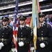 Joint Armed Forces Color Guard Presents the Colors Before Super Bowl LVIII