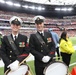 Joint Armed Forces Color Guard Presents the Colors Before Super Bowl LVIII