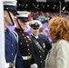 Joint Armed Forces Color Guard Presents the Colors Before Super Bowl LVIII