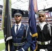 Joint Armed Forces Color Guard Presents the Colors Before Super Bowl LVIII