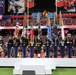 Joint Armed Forces Color Guard Presents the Colors Before Super Bowl LVIII