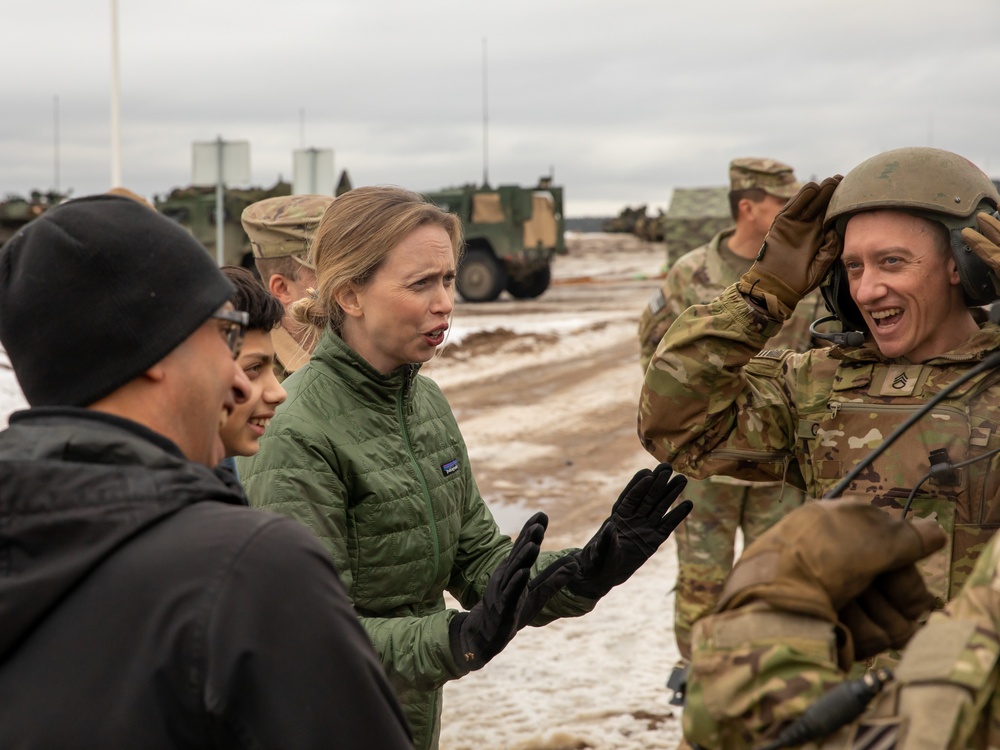 U.S. Ambassador visits Soldiers in Lithuania