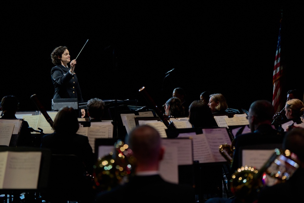 United States Navy Band performs at Thompson High School (Alabaster, Alabama)