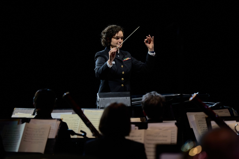 United States Navy Band performs at Thompson High School (Alabaster, Alabama)