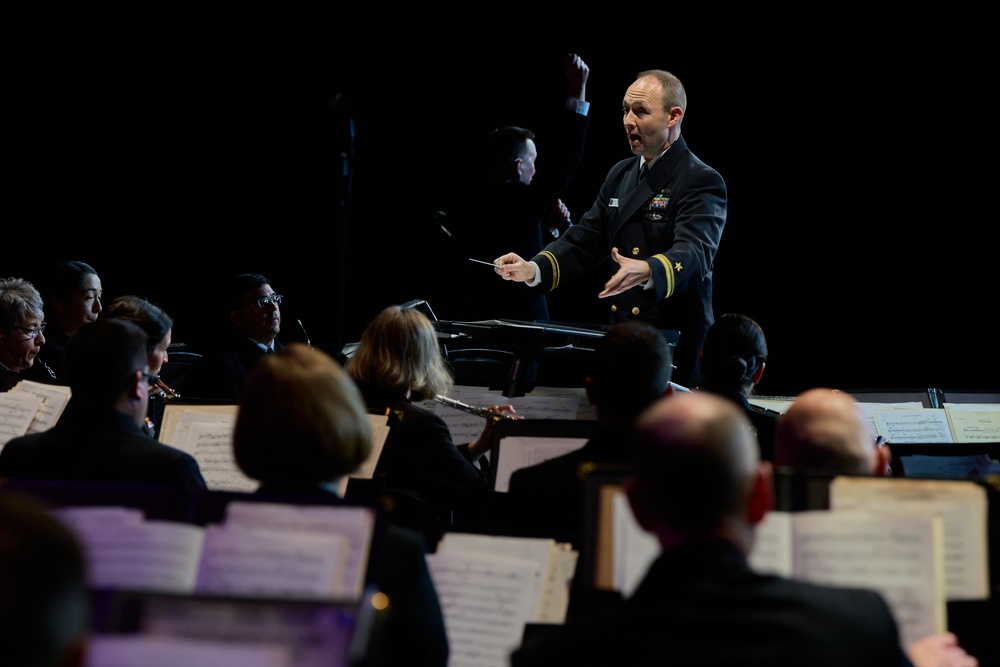 United States Navy Band performs at Thompson High School (Alabaster, Alabama)