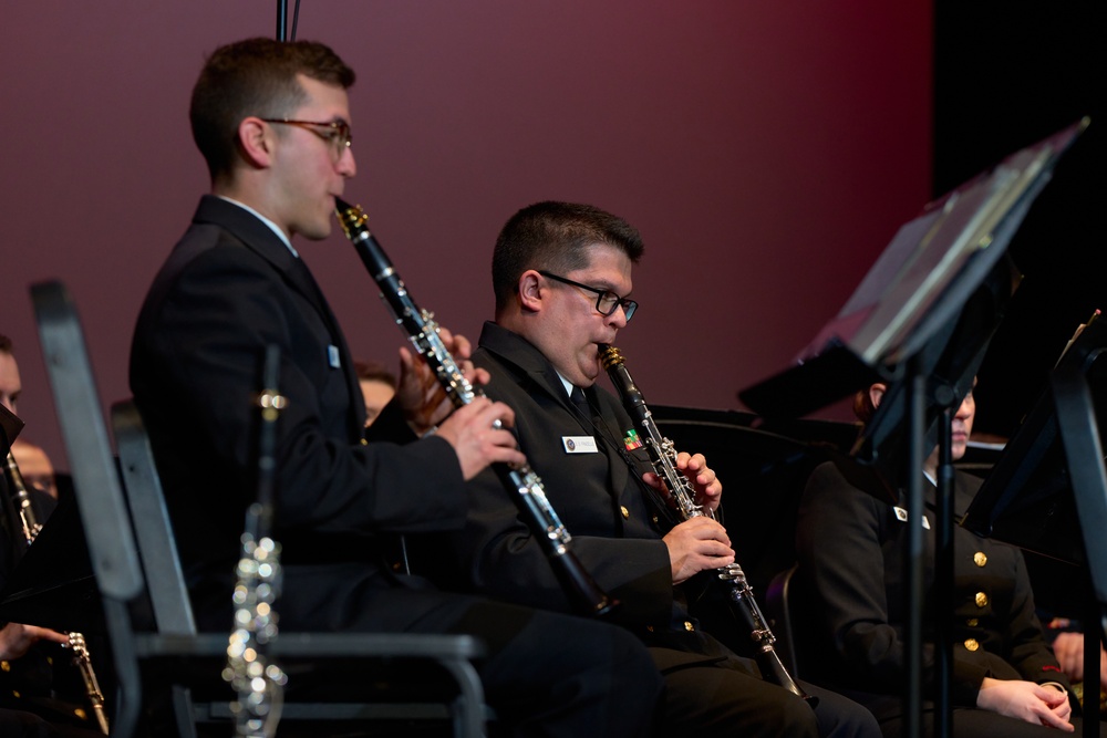 United States Navy Band performs at Thompson High School (Alabaster, Alabama)