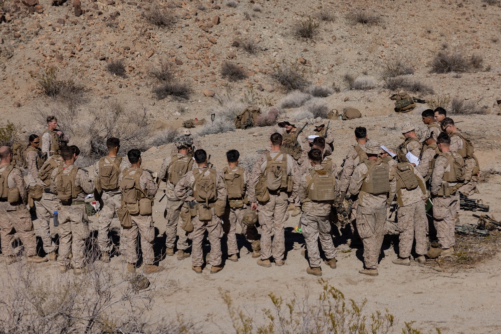 2nd Bn., 4th Marines conducts movement to contact range during SLTE