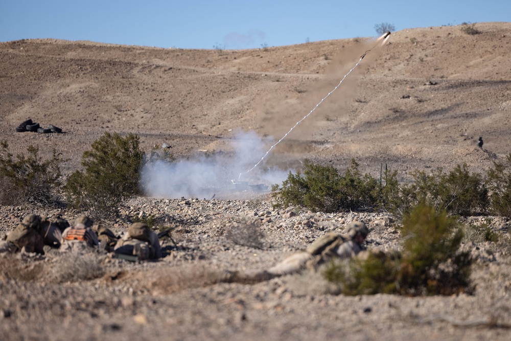 2nd Bn., 4th Marines conducts movement to contact range during SLTE