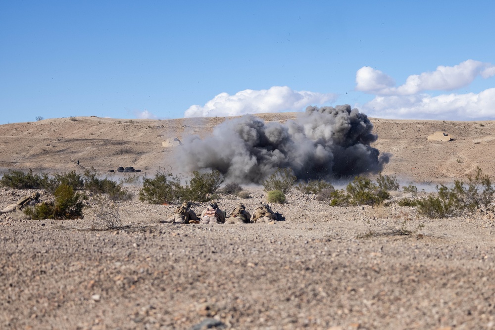 2nd Bn., 4th Marines conducts movement to contact range during SLTE