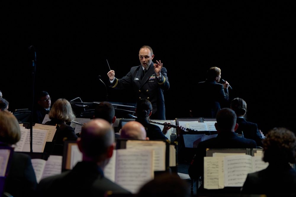 United States Navy Band performs at Thompson High School (Alabaster, Alabama)
