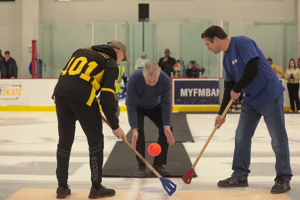 101st vs Clarksvile Broomball