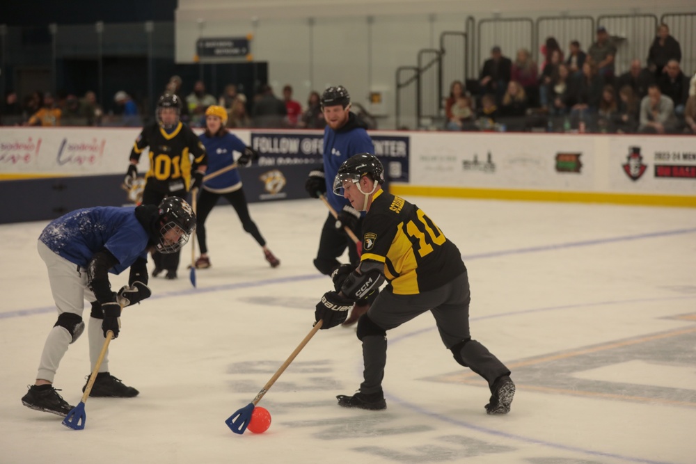 101st vs Clarksvile Broomball