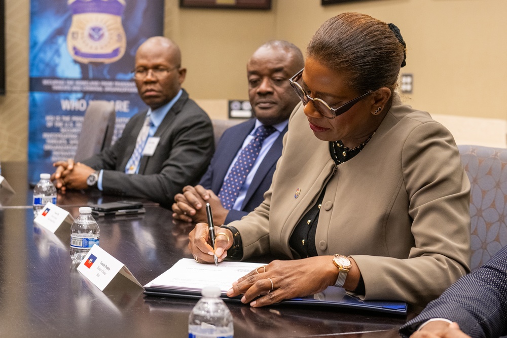 Homeland Security Investigations and Haiti Ministry of Justice Establish Transnational Criminal Investigative Unit