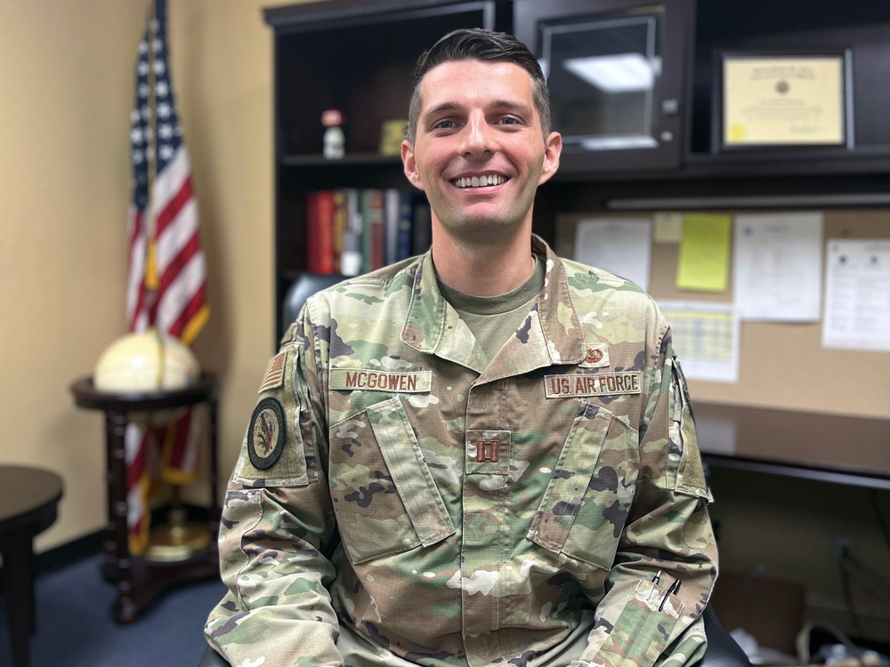 Capt. Eric McGowen: legal advocate for Airmen and Guardians