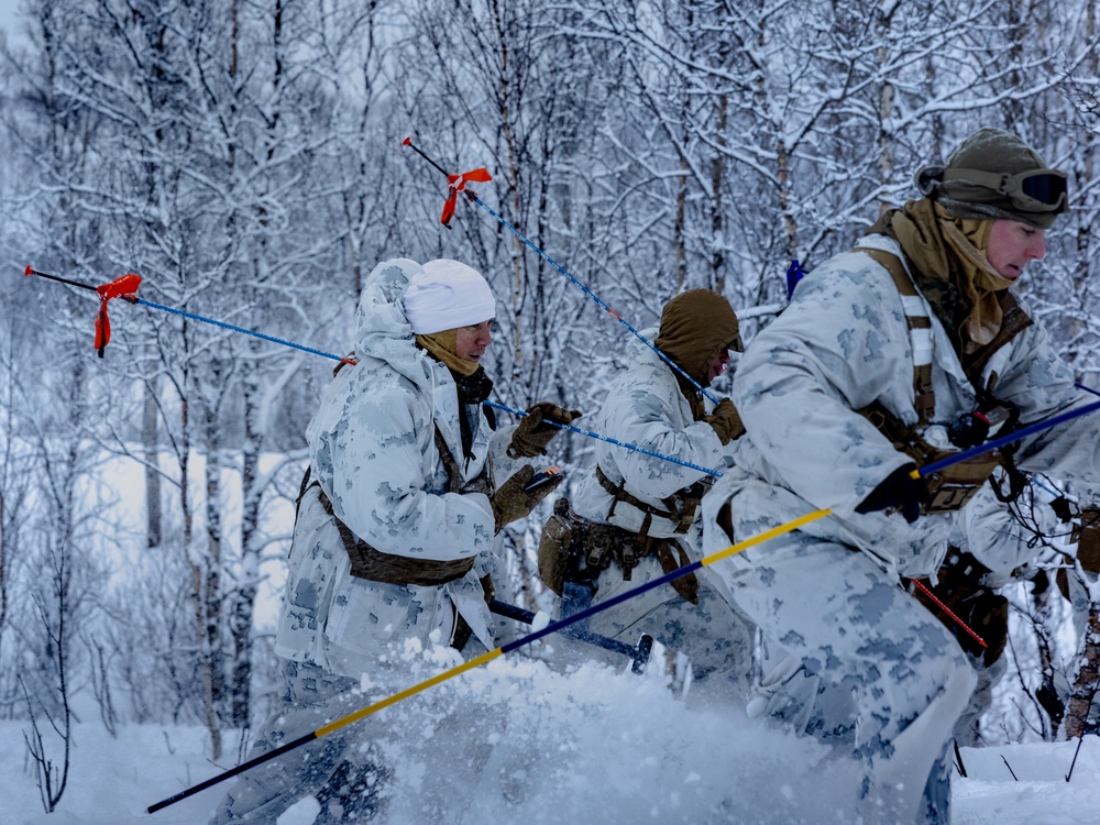 1st Battalion, 2nd Marine Regiment in Cold Weather Training during Nordic Response 24 in Norway