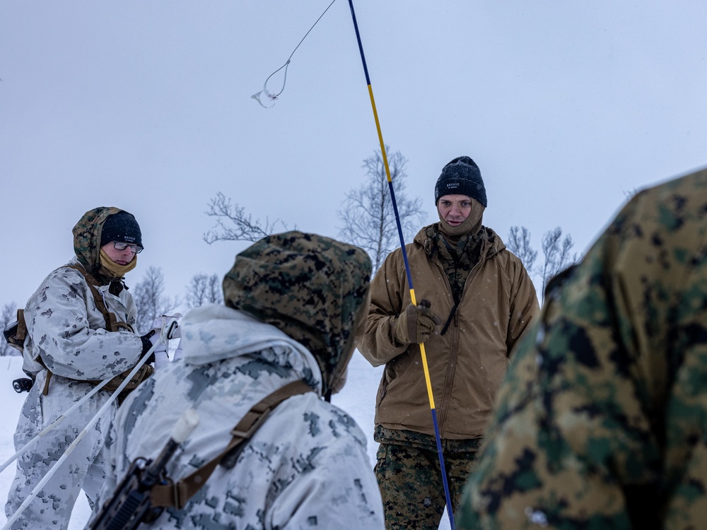 1st Battalion, 2nd Marine Regiment in Cold Weather Training during Nordic Response 24 in Norway