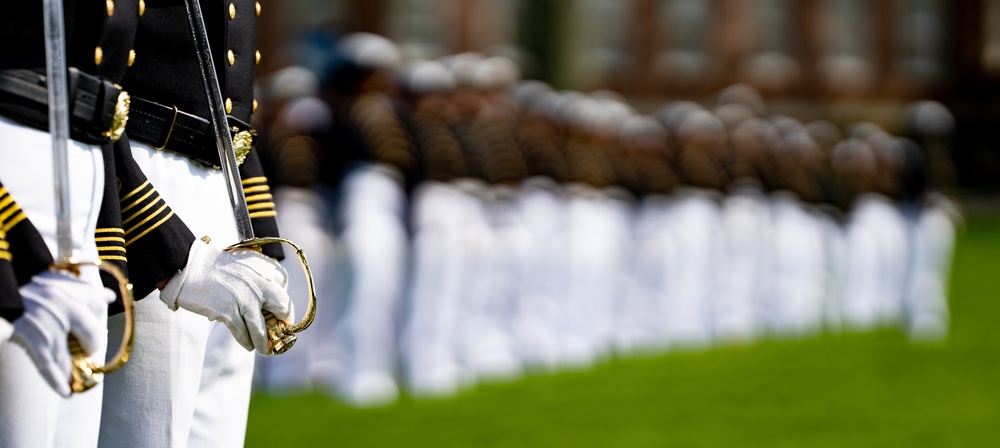 Coast Guard Academy holds Cadet Change of Command Ceremony