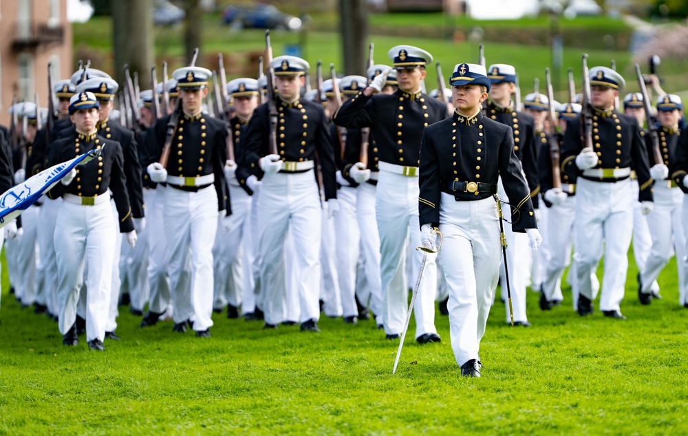 Coast Guard Academy holds Cadet Change of Command Ceremony