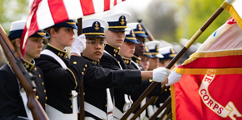 Coast Guard Academy holds Cadet Change of Command Ceremony