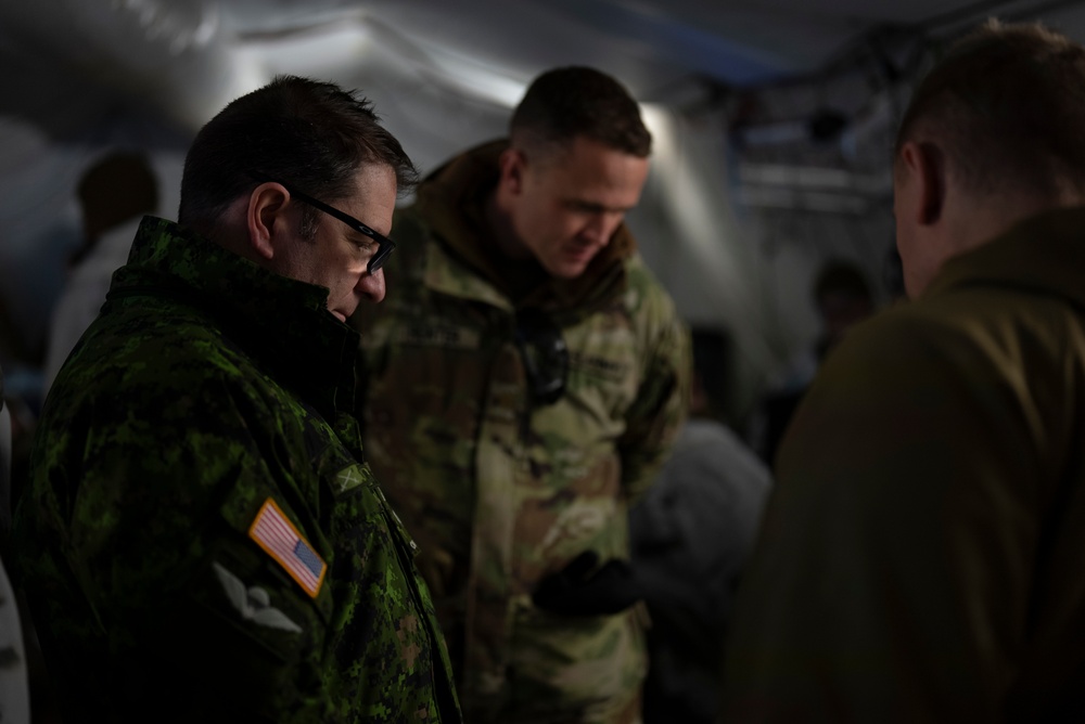 11th Airborne Division Leadership Observe OPFOR