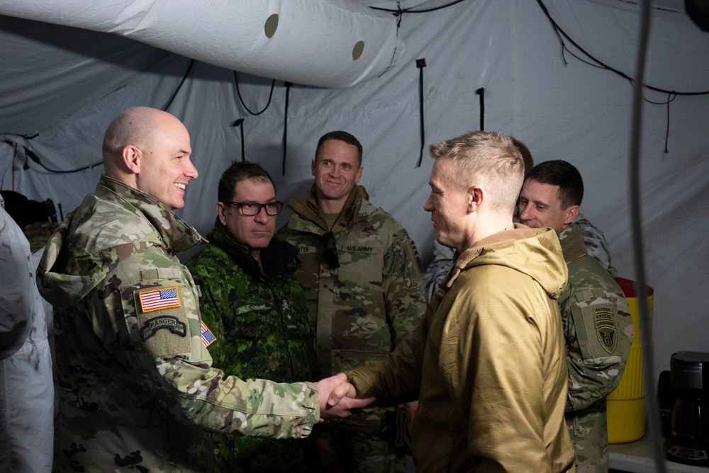 11th Airborne Division Leadership Observe OPFOR