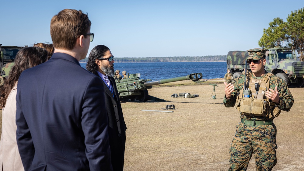 10th Marine Regiment Static Display for Members of the U.S. Senate