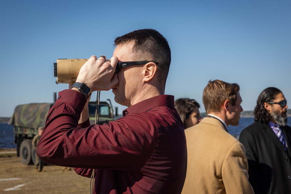 10th Marine Regiment Static Display for Members of the U.S. Senate